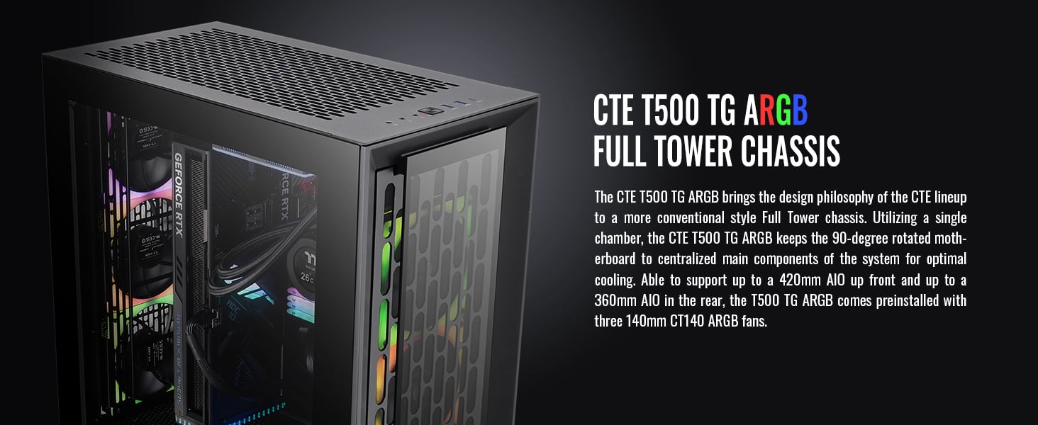 Thermaltake CTE T500 TG ARGB E-ATX Full Tower Case